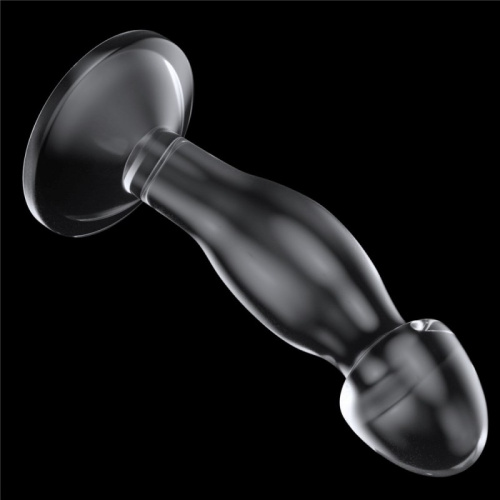 LoveToy - 6.5'' Flawless Clear Prostate Plug - Стимулятор простати, 16.5х3.9 см